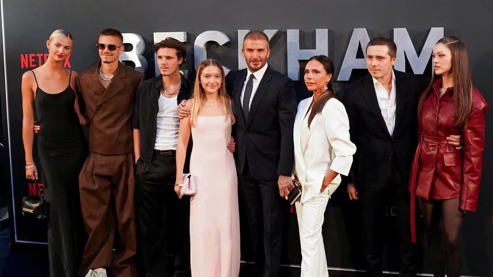 Familia Beckham.