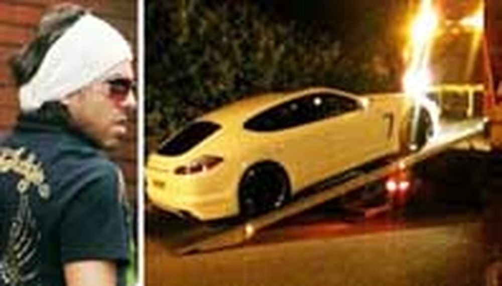 La policía le llevó el Porsche