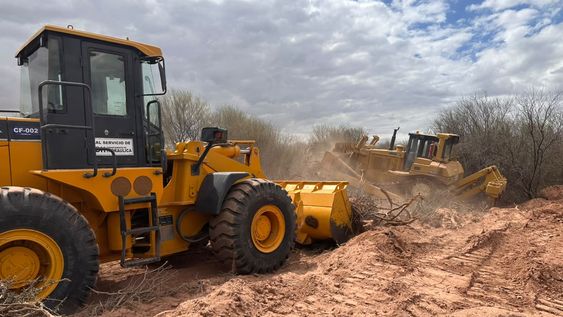 caucete: hidraulica avanza con el encauzamiento del rio bermejo para proteger al pueblo