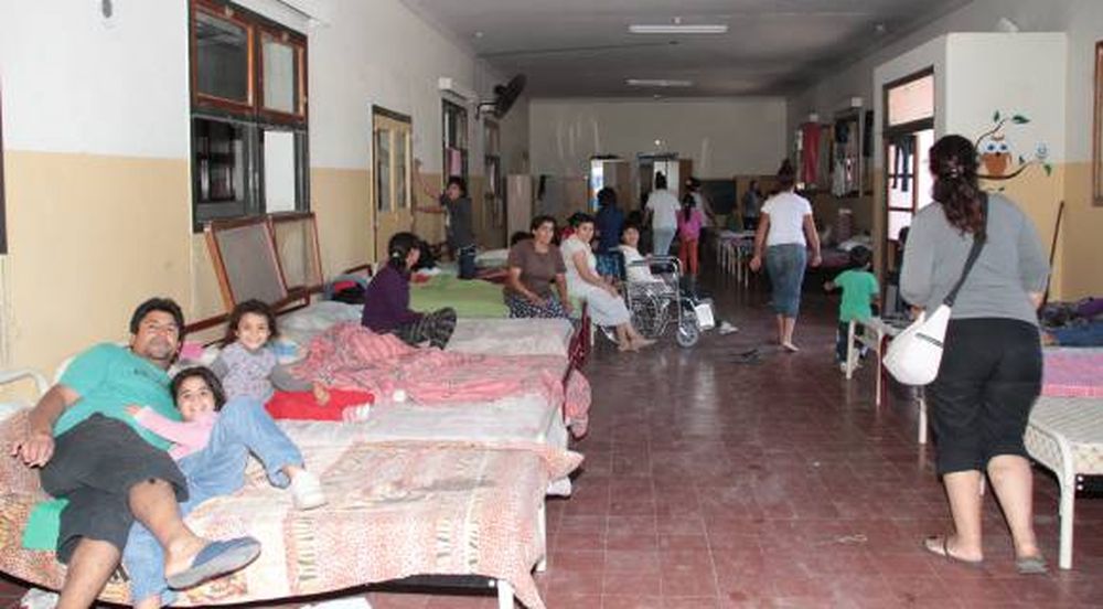 Por los evacuados, frenan el inicio del trabajo docente