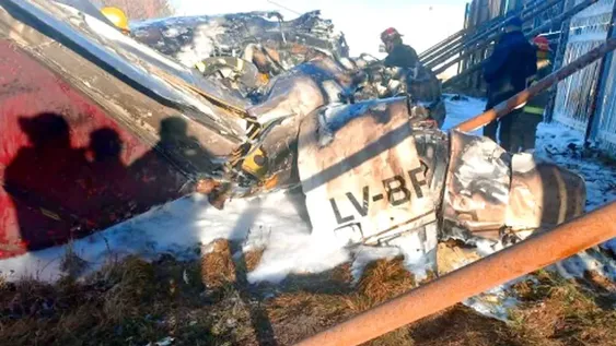 Un vuelo sanitario terminó con 4 muertos