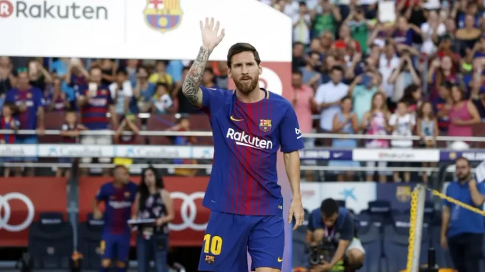 Messi anotó en la goleada del Barcelona sobre el Chapecoense