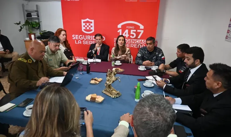 La Serena convoca Consejo de Seguridad extraordinario y policías destacan baja del 22% en robo de vehículos