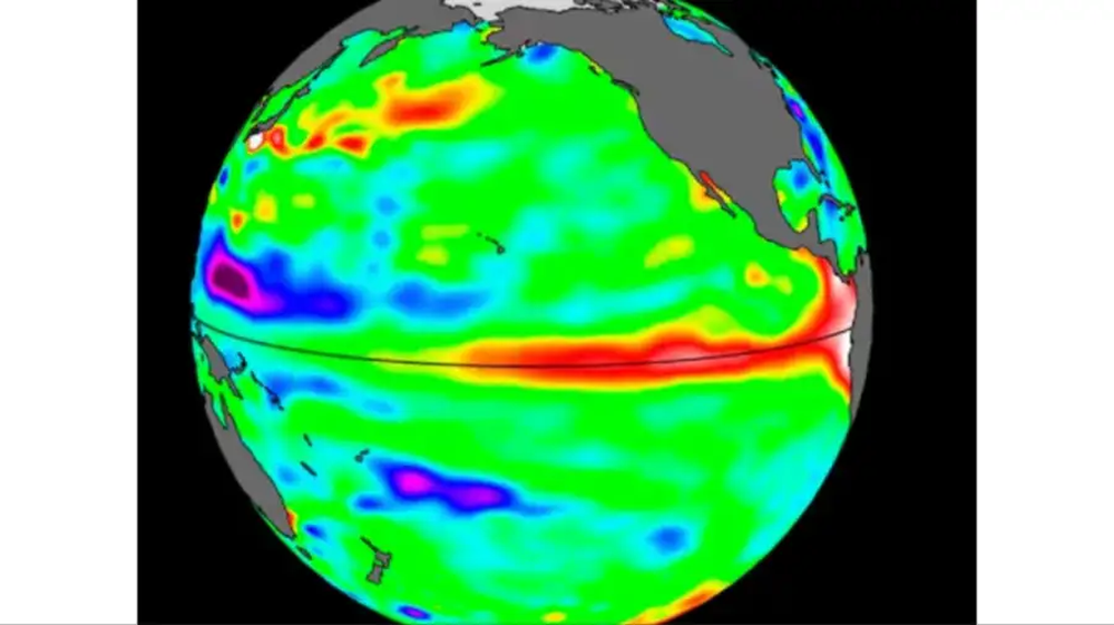 Las observaciones de alta precisi&oacute;n ratificaron la presencia de una inmensa masa de agua c&aacute;lida.