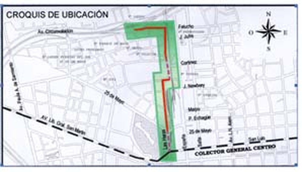 Renovarán el subsistema Cloacal Las Heras
