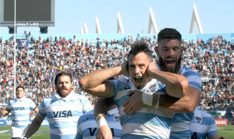 Las imágenes que dejó el partido de Los Pumas en San Juan