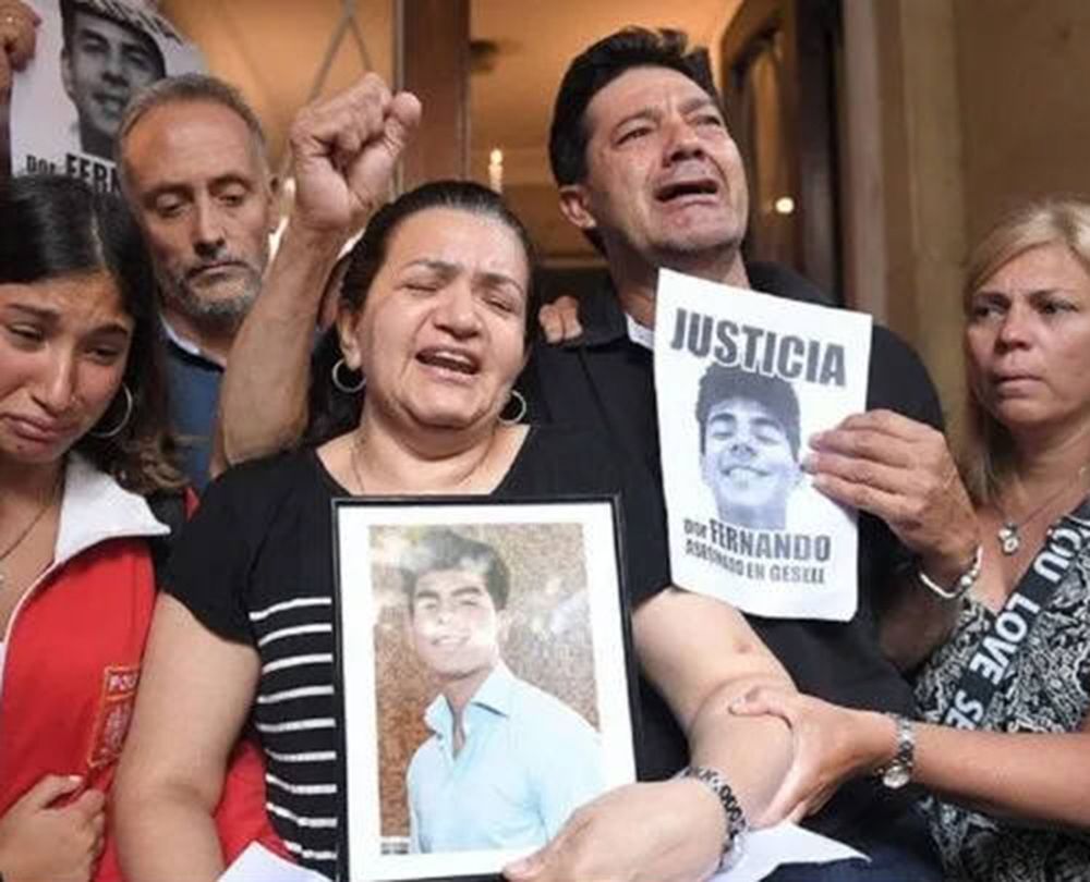 Los papás de Fernando y su dolor a horas del fallo: “estamos condenados”