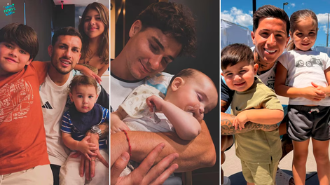 Día del Padre, jugadores de la Selección argentina.