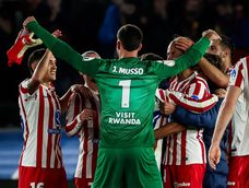 El arquero argentino Juan Musso resultó fundamental en el global para el Atlético de Madrid. El arquero argentino Juan Musso resultó fundamental en el global para el Atlético de Madrid.