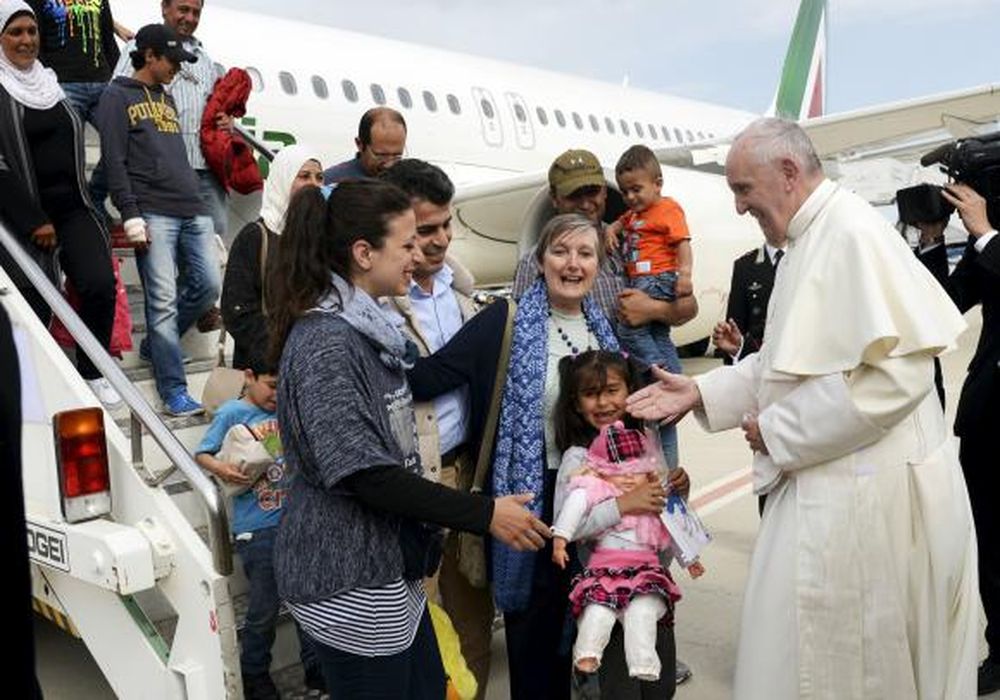 Francisco dará asilo en Roma a 12 refugiados