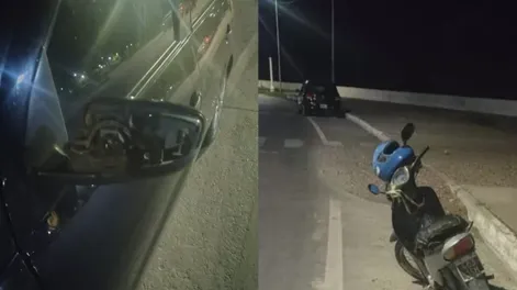 Vio a un motociclista en contramano, se tiró a la banquina pero lo chocaron: creen que iba ebrio