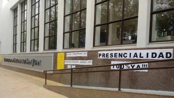 UNSJ: padres de alumnos preuniversitarios exigen la vuelta total a clases en los colegios
