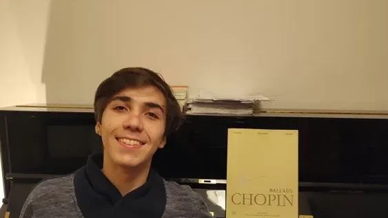 Pianista sanjuanino destacado en Bélgica