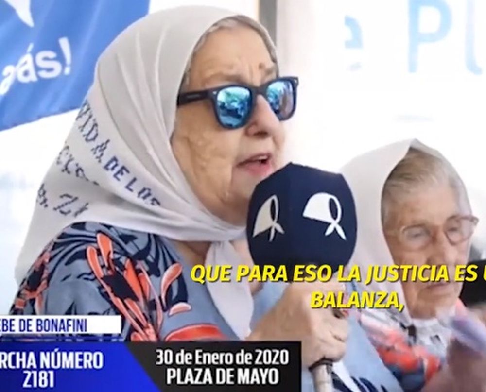 Murió a los 93 años Hebe de Bonafini, la presidenta de Madres de Plaza de Mayo