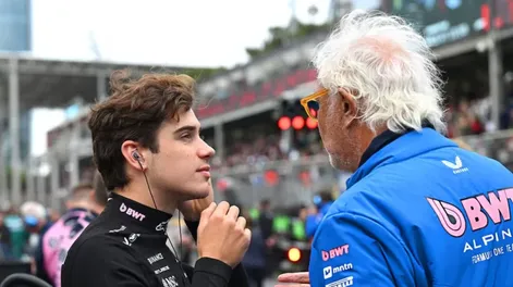 Briatore reveló el gesto de Colapinto con Gasly tras desobedecer la orden de Alpine
