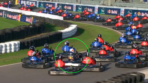 [video] la increible remontada de max verstappen en una carrera de karting: largo ultimo, paso a 64 rivales y gano