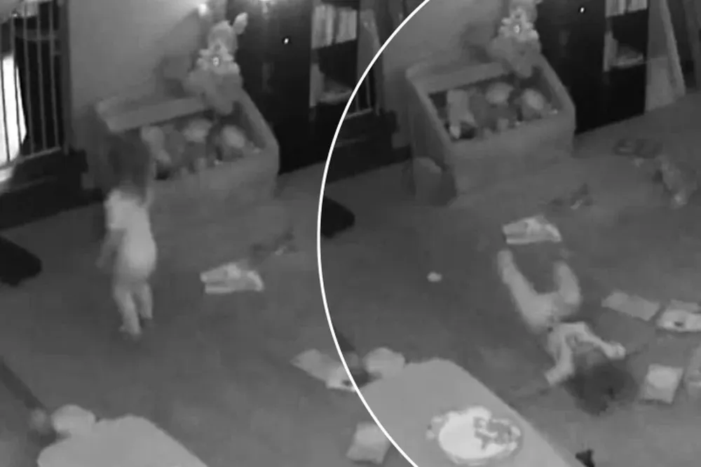 Aseguran que un fantasma empujó violentamente a un bebé