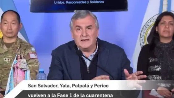 Parte de Jujuy vuelve a la fase 1 de la cuarentena tras confirmar nuevos casos