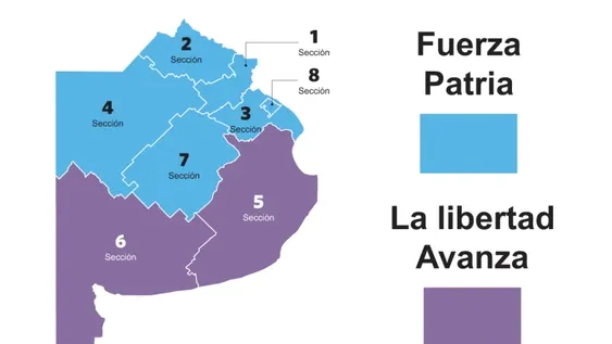 Resultados de las elecciones en Buenos Aires 2025: quien ganó por cada sección electoral