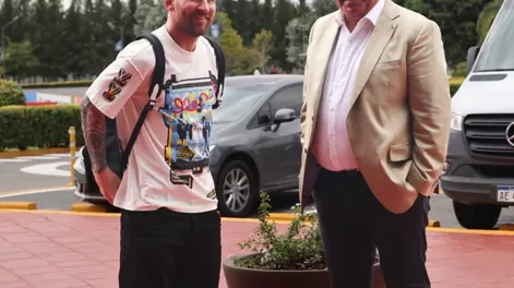 Messi llegó a Argentina para los amistosos de celebración por el Mundial de Qatar
