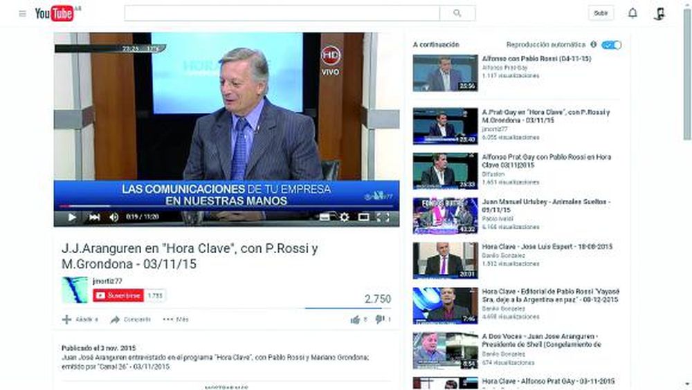 Entrevista a Juan José Aranguren