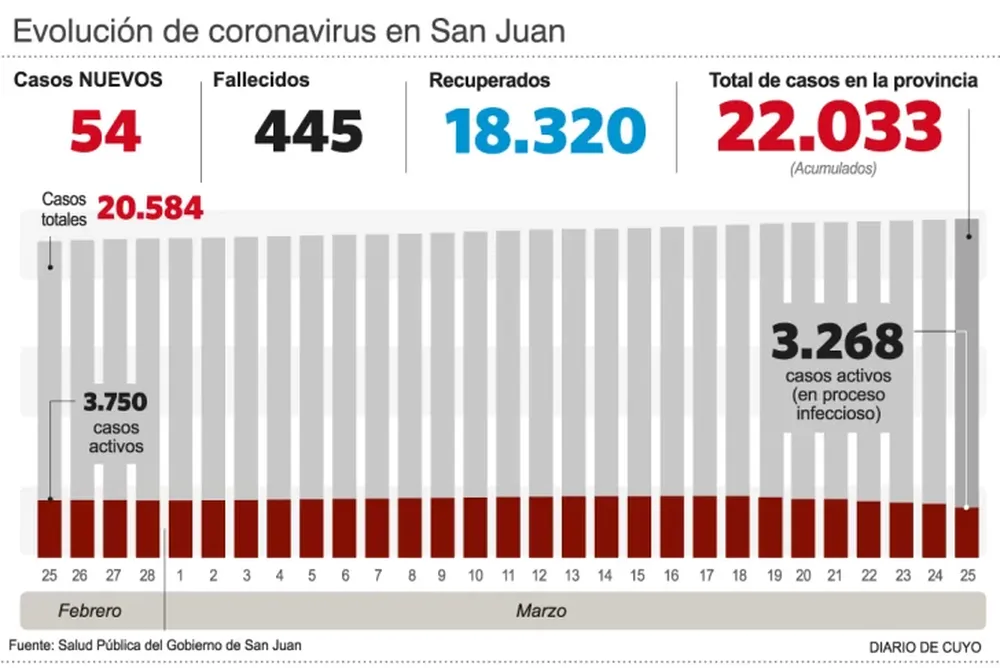 Más de 22.000 casos en San Juan