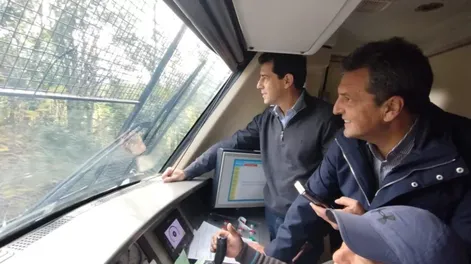 Sugestiva foto de Massa con De Pedro ¿será la fórmula K?