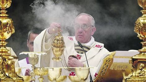 Francisco  y su Vigilia de Pascua