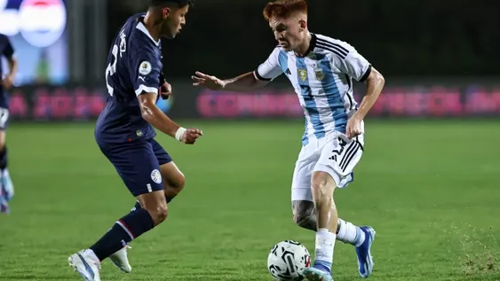 Argentina rescató un empate sobre la hora ante Paraguay en su debut preolímpico