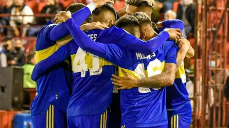 Boca goleó a Huracán y se subió al podio de la Liga Profesional