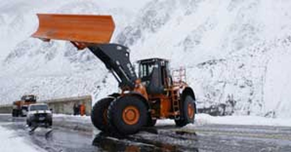 La nieve impide la reapertura del Cristo Redentor