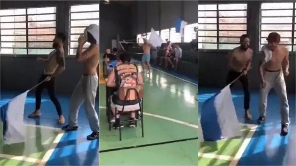 Desopilante: fueron alentar a su amigo ajedrecista y son furor en redes sociales