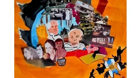 EL DISEÑO de lo que será la tapa del libro cuya autora es Noelia Salcedo.