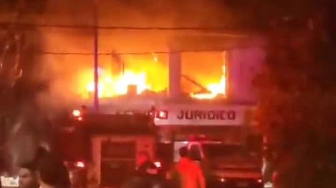 Dañino incendio sufrió una familia rawsina