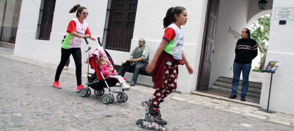 El maratón donde los niños  participaron sobre ruedas