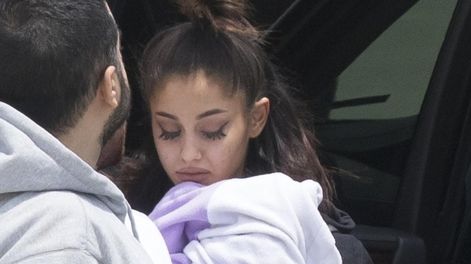 Las primeras fotos de Ariana tras el atentado en su show