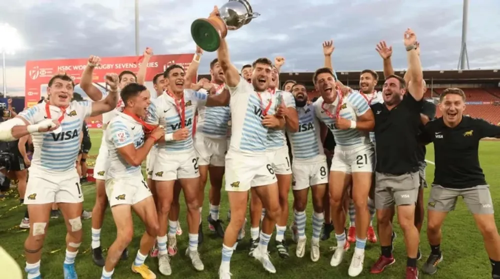 Pumas 7s dio el batacazo ante los All Blacks y se coronó en Nueva Zelanda