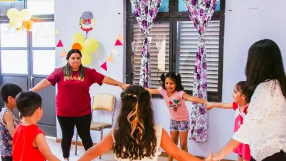 Un espacio para que los más chicos jueguen y se alejen de las pantallas