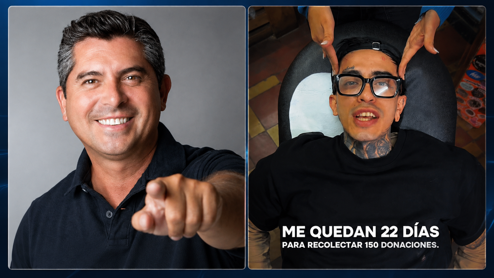 Se tatuó a Orrego para ayudar a un merendero y el gobernador se sumó