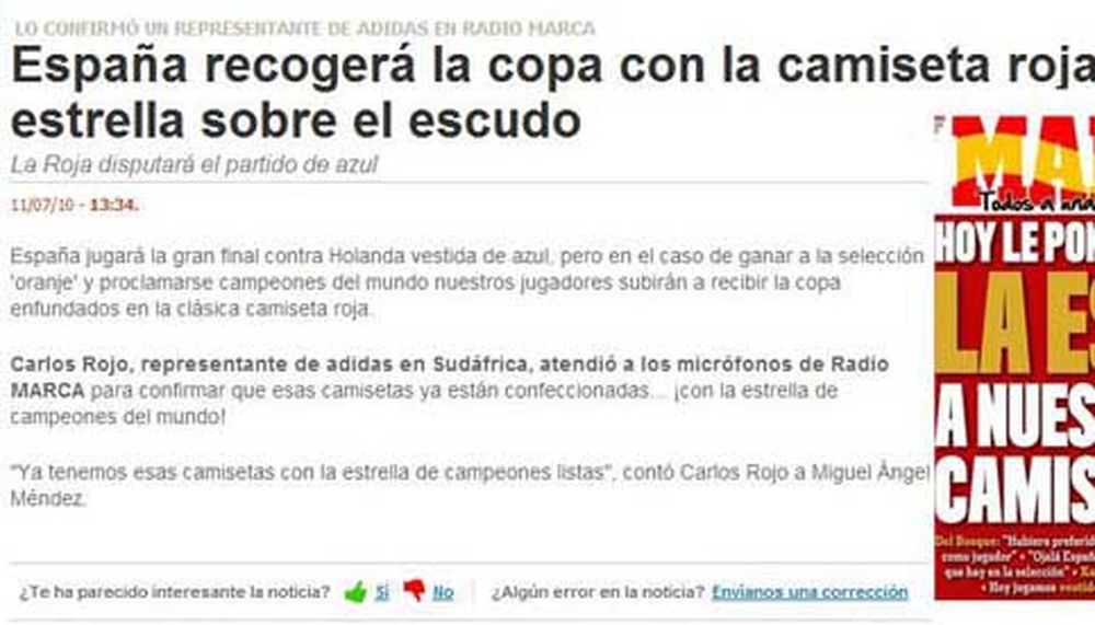 La prensa española se anticipa a los festejos