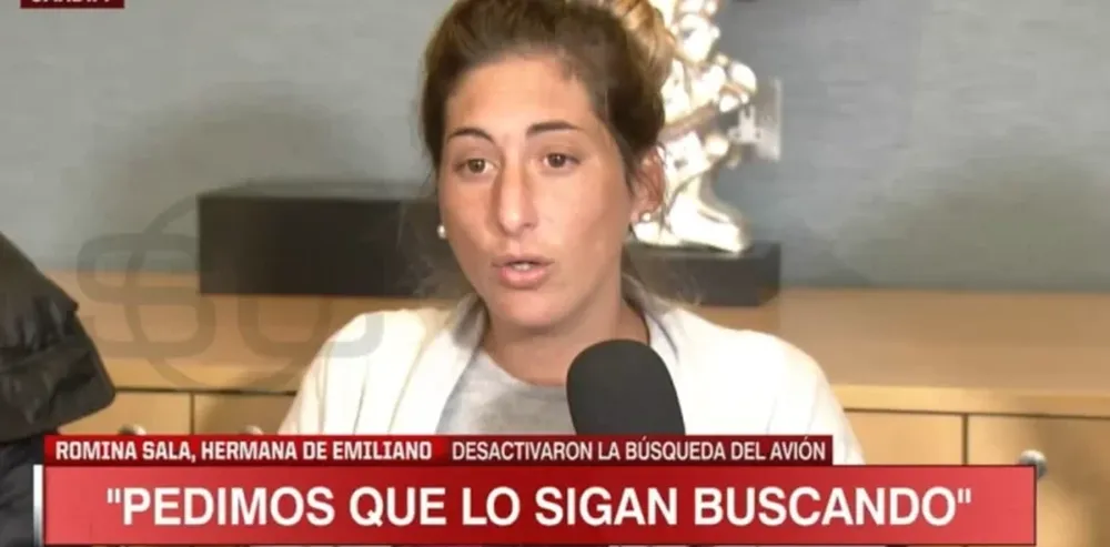 La hermana de Sala en Cardiff: “Siento que Emiliano está vivo, pido que no paren la búsqueda”