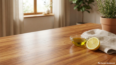¿recuperar muebles de madera rayados en minutos? hacelo con 2 cucharadas de aceite de oliva y limon