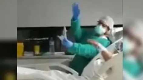 La videollamada entre un paciente con coronavirus y su familia que conmovió a todos