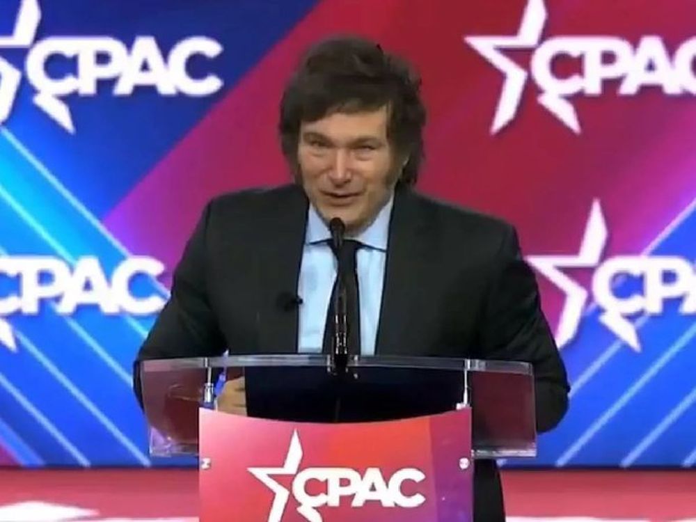 Milei cantó en pleno acto en Estados Unidos y se viralizó: “Yo soy el león”