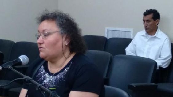 Dijo que a la hora del crimen, el acusado estuvo con ella en su casa
