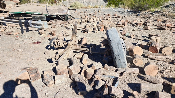 La tragedia de Pachaco dejó impactantes postales del camión destrozado.&nbsp;