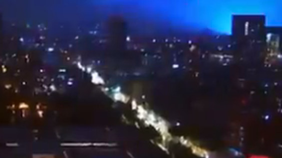 Las extrañas luces registradas durante el sismo de México