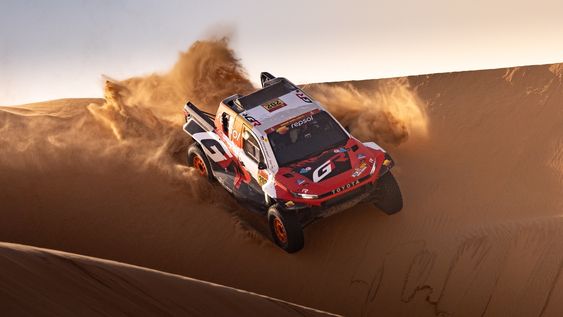 Puntero. Lategan hizo su carrera en las dunas del Nihuil y pasó al frente el Desafío Ruta 40.