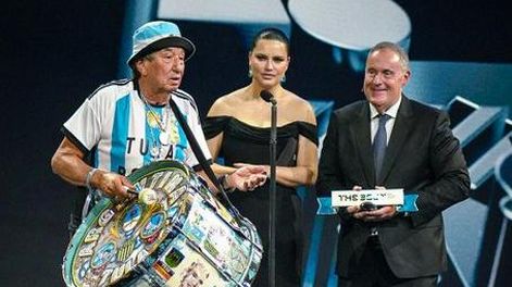 Argentina obtuvo el The Best como Mejor Hinchada y el “Tula” recibió la distinción