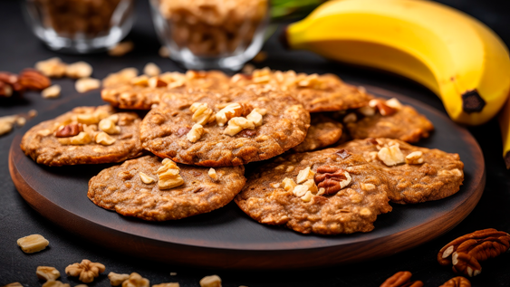 Galletas de avena y banana: la receta de 3 ingredientes.